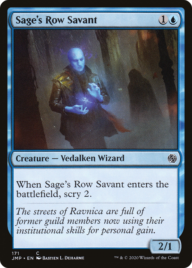 Sage's Row Savant (JMP-171) - Démarrage rapide