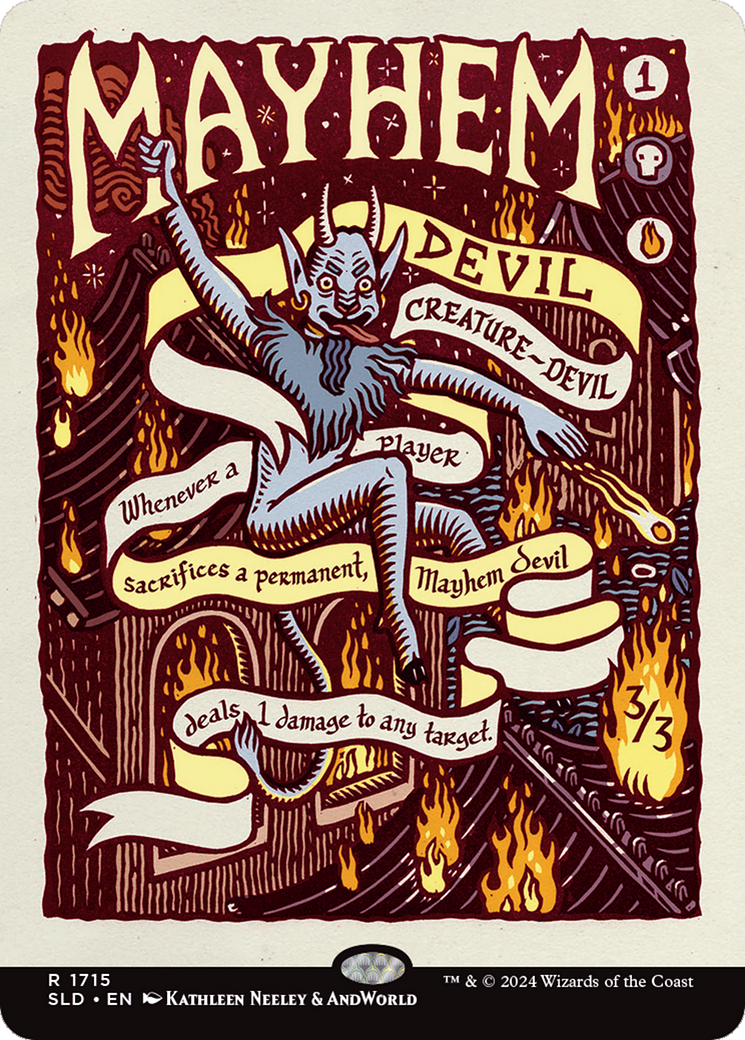 Mayhem Devil (SLD-1715) - Secret Lair Drop (Borderless)