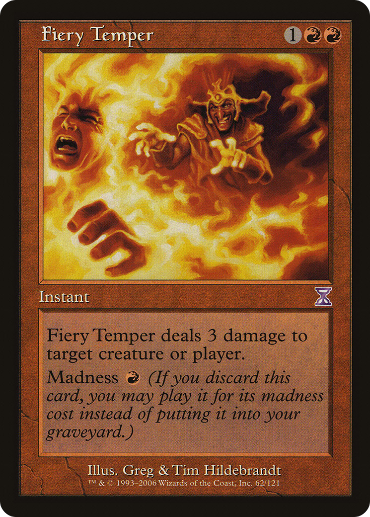 Fiery Temper (TSB-062) - Time Spiral Timeshifted Foil