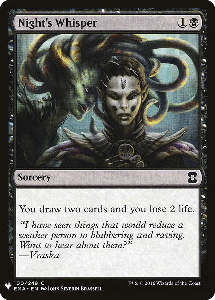 Night's Whisper (LIST-EMA-100) - The List