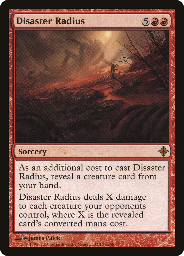 Disaster Radius (ROE-141) - Rise of the Eldrazi Foil