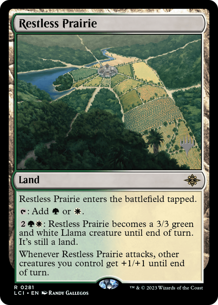 Prairie agitée (PLCI-281P) - Les cavernes perdues d'Ixalan (promotions) 