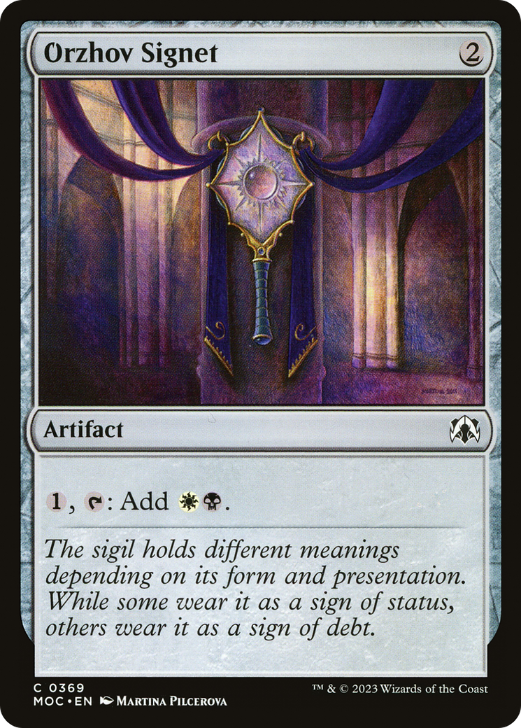 Sceau d'Orzhov (MOC-369) - Marche du commandant de la machine 