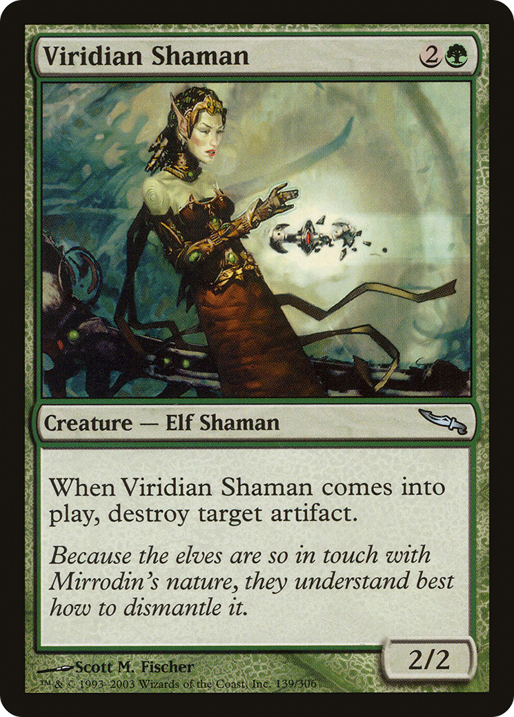 Chaman Viridian (MRD-139) - Mirrodin Foil