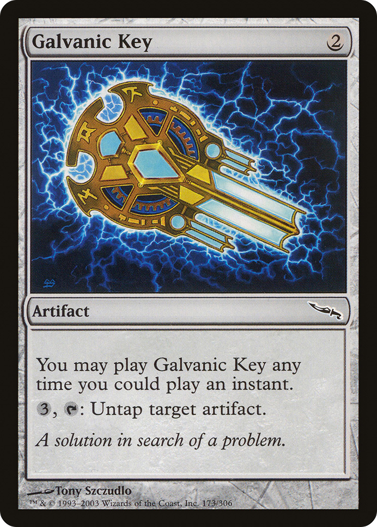 Clé galvanique (MRD-173) - Feuille Mirrodin 