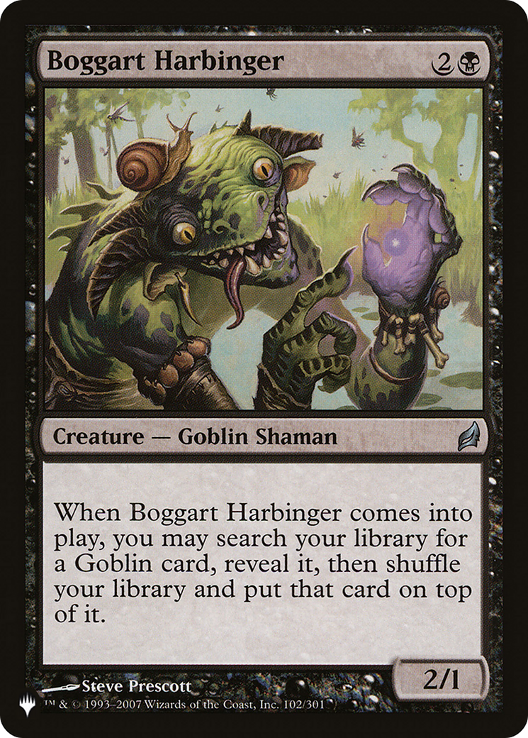 Boggart Harbinger (LIST-102/301) - The List