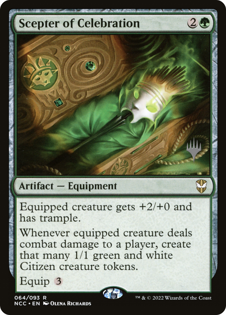 Scepter of Celebration (PPSNC-64P) - New Capenna Commander Promos Foil