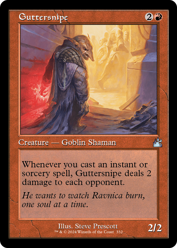 Guttersnipe (Retro Frame) (RVR-332) - Ravnica Remastered Foil