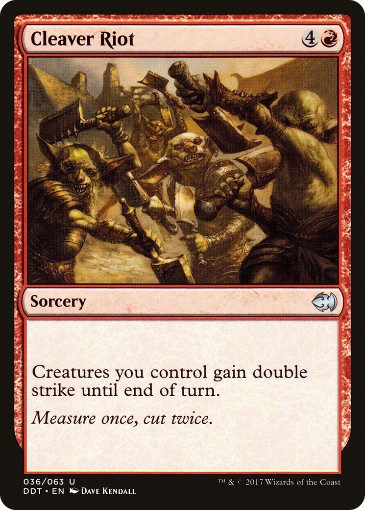 Cleaver Riot (DDT-036) - Duel Decks : Ondins contre Gobelins