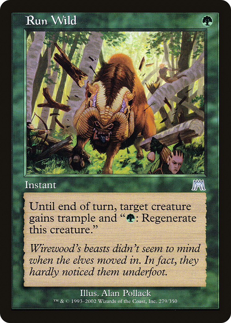 Run Wild (ONS-279) - Onslaught Foil 
