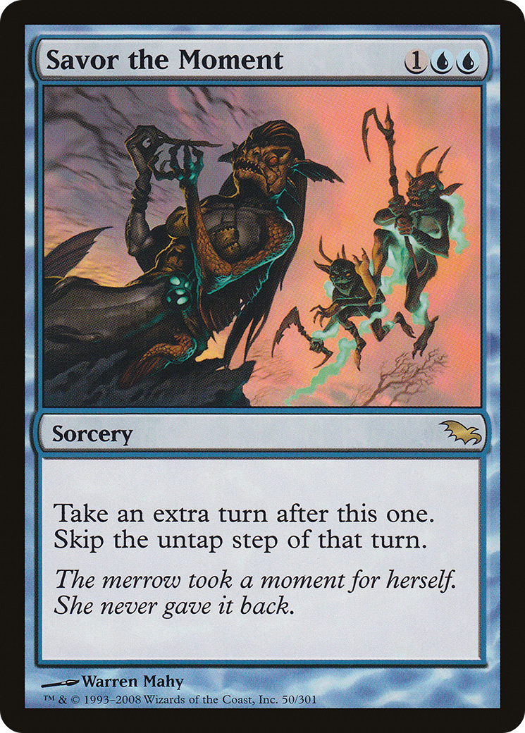 Savourez l'instant présent (SHM-050) - Shadowmoor Foil 
