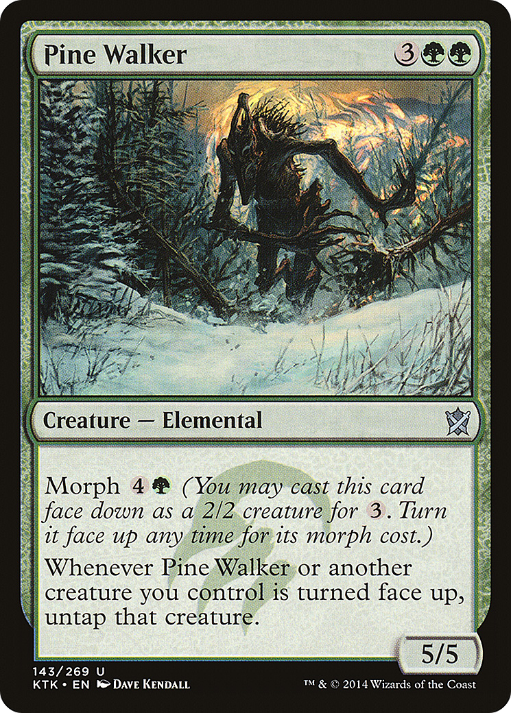 Pine Walker (KTK-143) - Khans of Tarkir