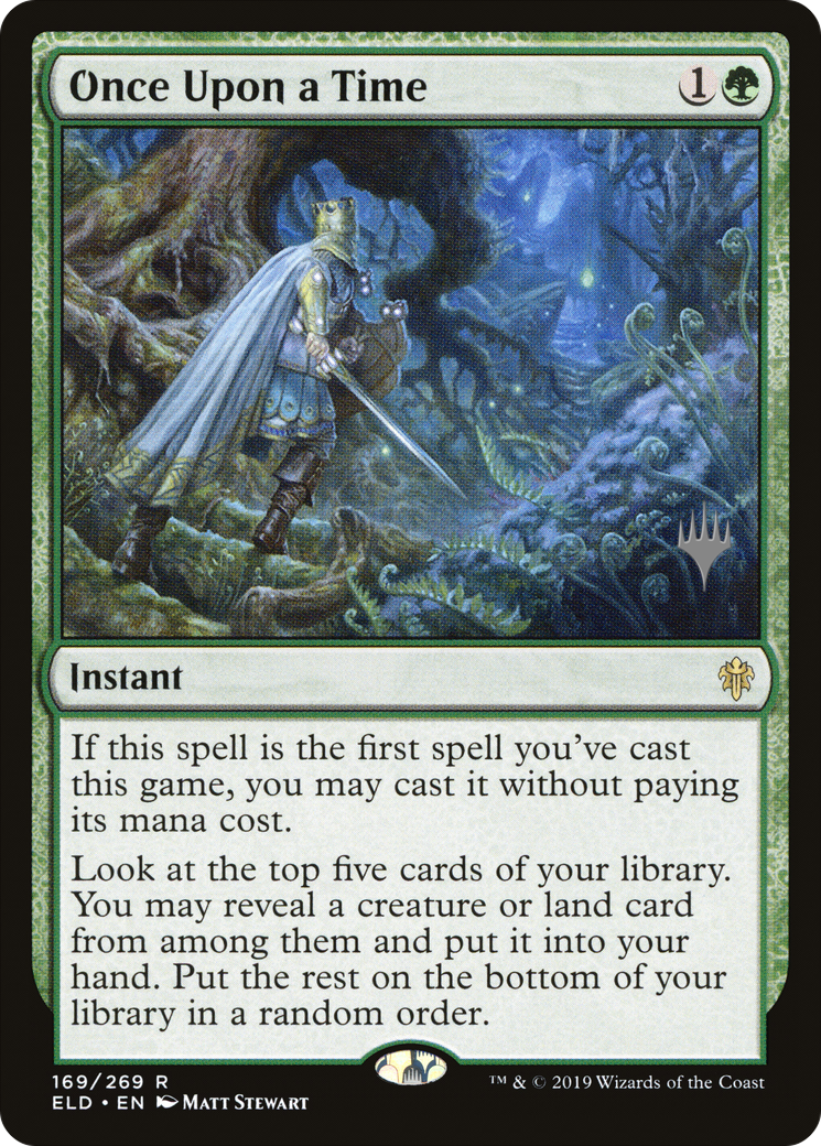 Once Upon a Time (PPELD-169P) - Throne of Eldraine Promos