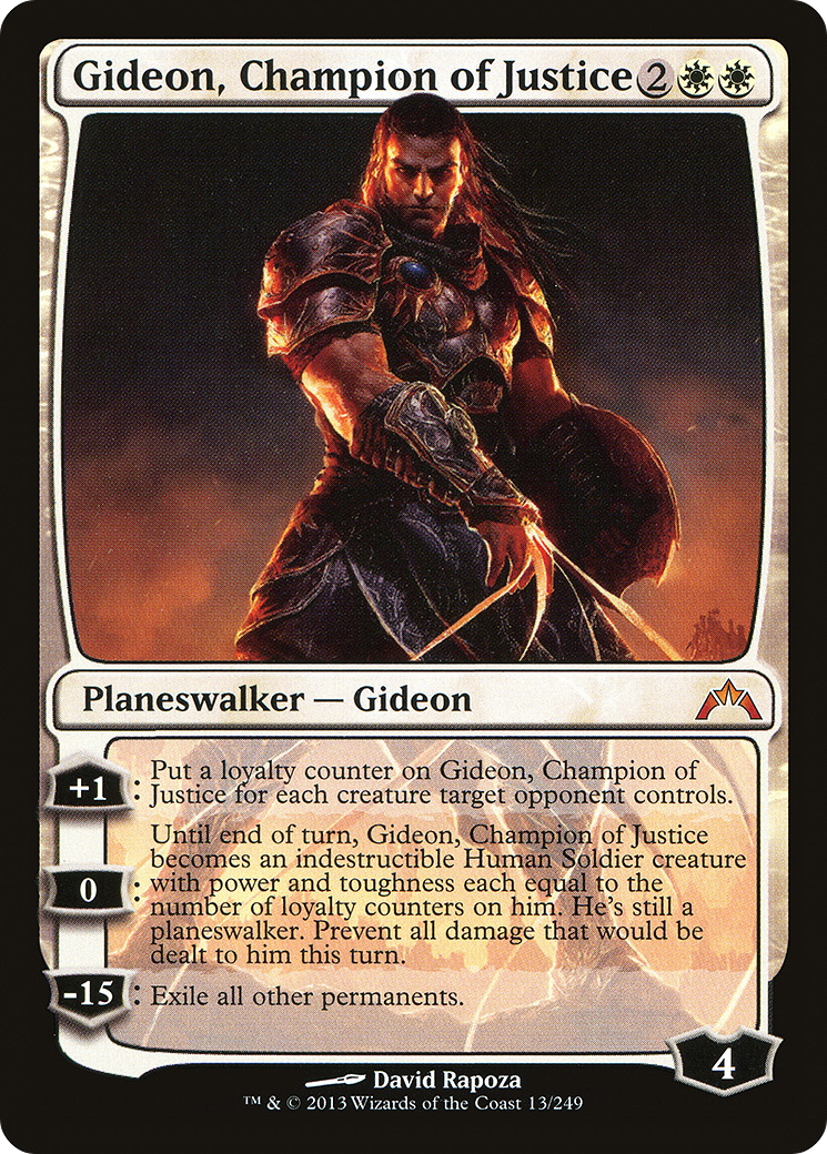 Gideon, Champion de la Justice (GTC-013) - Gatecrash Foil