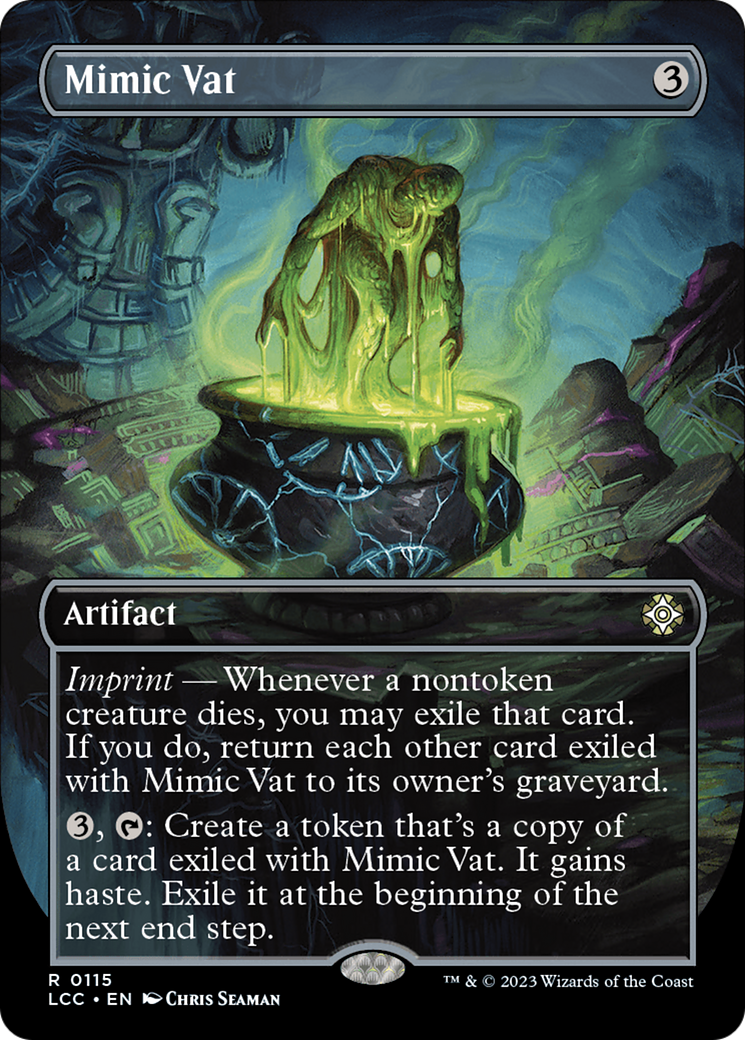 Mimic Vat (LCC-115) - Commandant des Cavernes Perdues d'Ixalan (sans bordure) Foil 