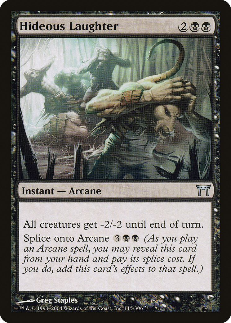 Hideous Laughter (CHK-115) - Champions of Kamigawa Foil