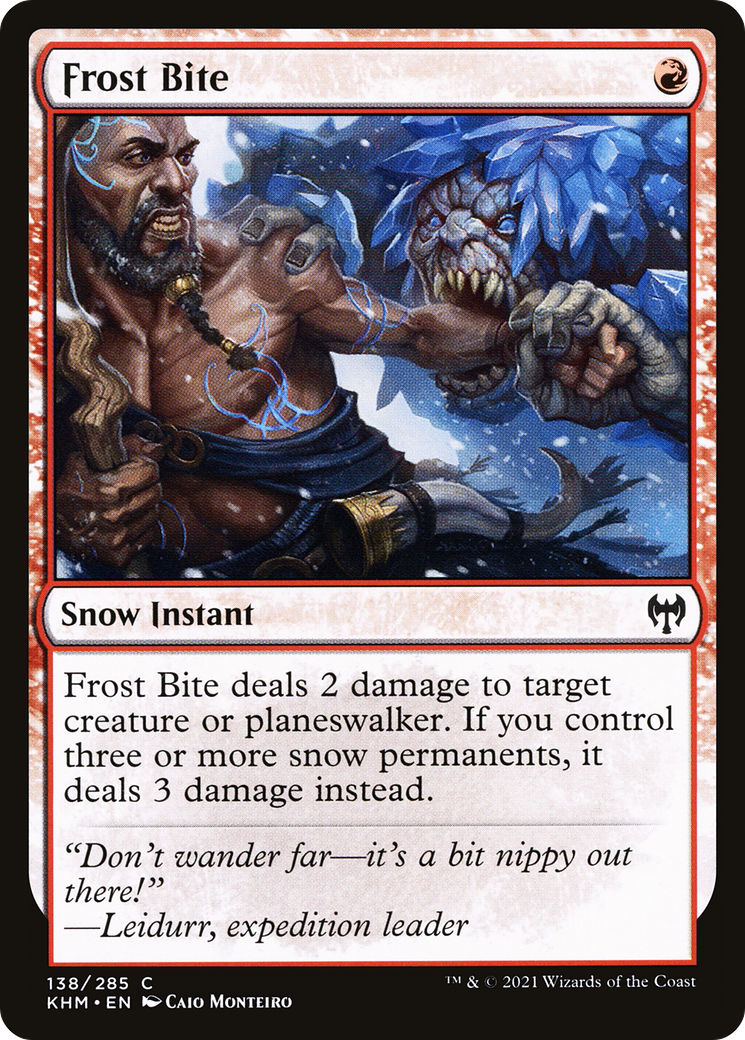 Frost Bite (KHM-138) - Kaldheim : (neige) Foil 