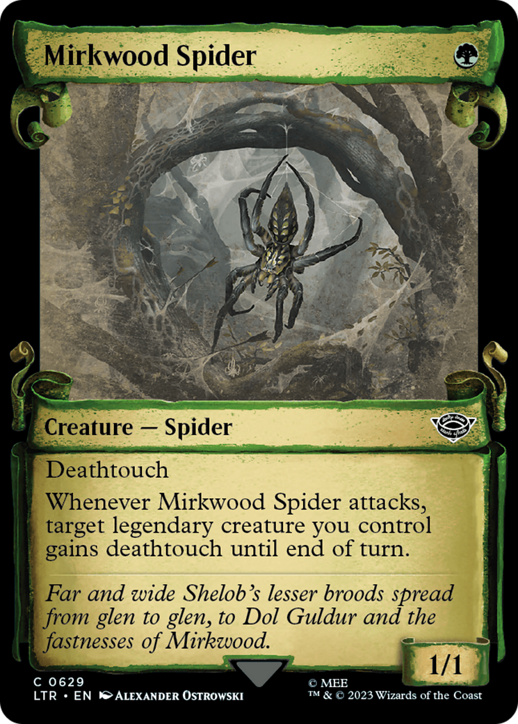Mirkwood Spider (Showcase Scrolls) (LTR-629) - The Lord of the Rings: Tales of Middle-earth: (Showcase)