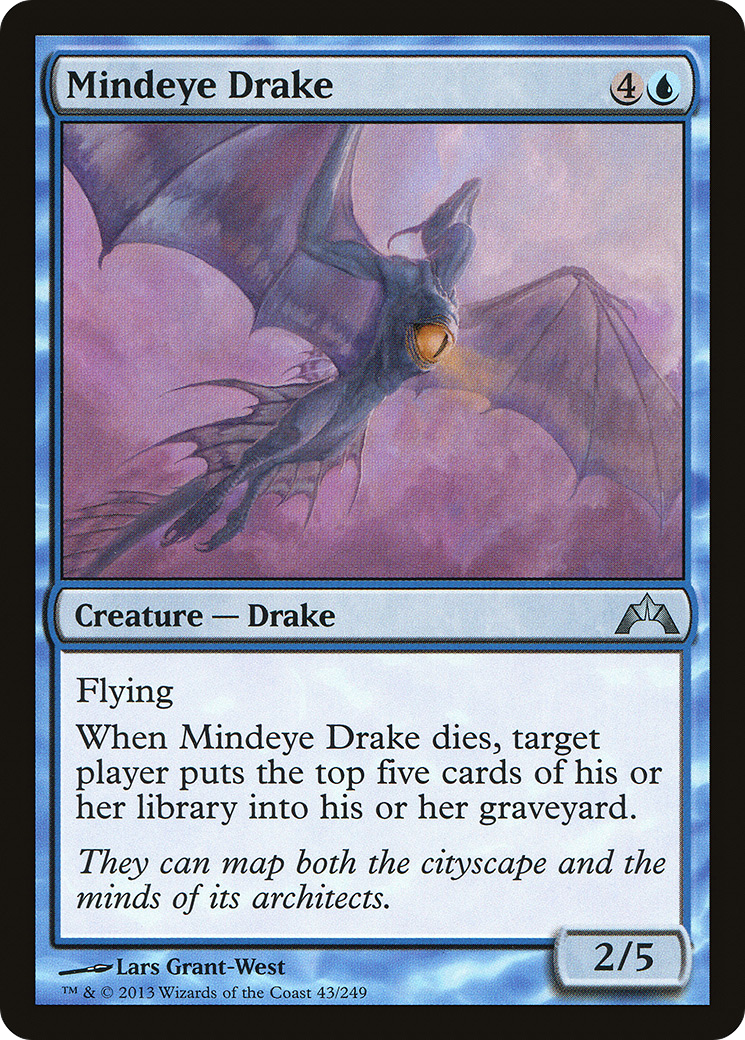 Mindeye Drake (GTC-043) - Gatecrash Foil 