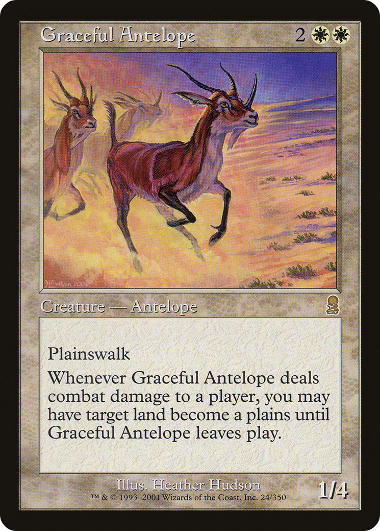 Graceful Antelope (ODY-024) - Odyssey Foil