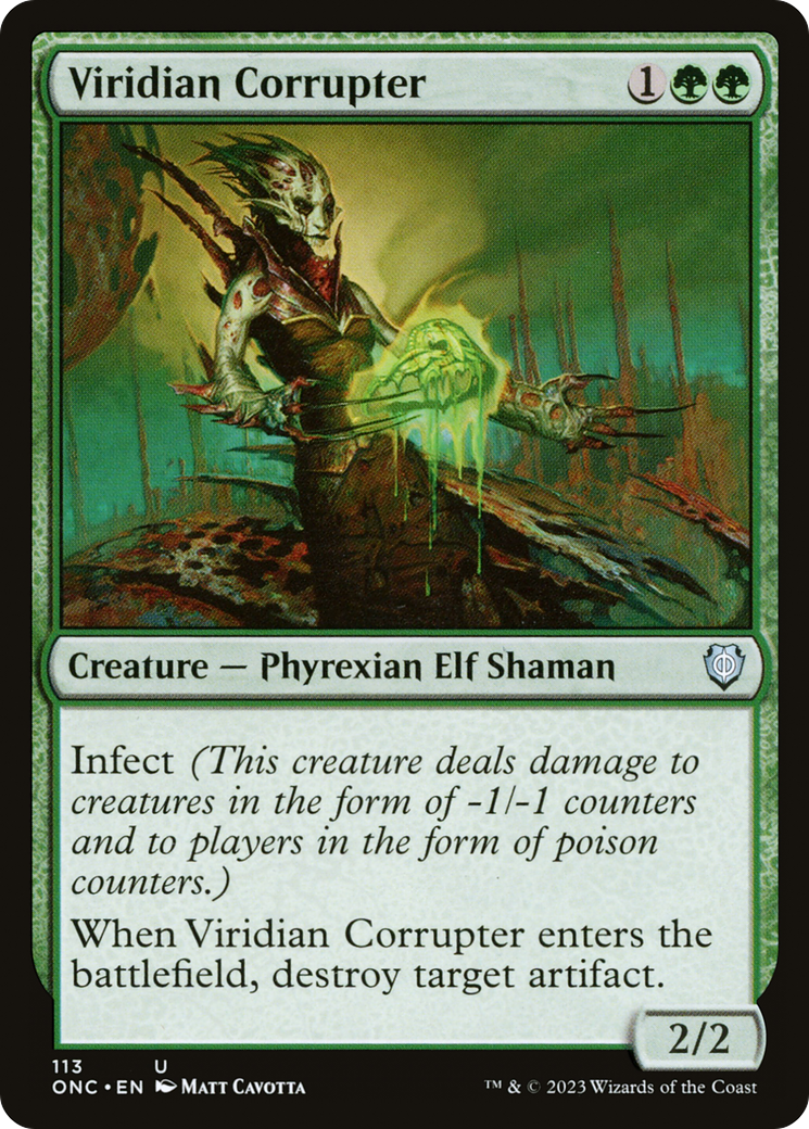 Corrupteur Viridian (ONC-113) - Phyrexia : Tous seront un seul commandant 