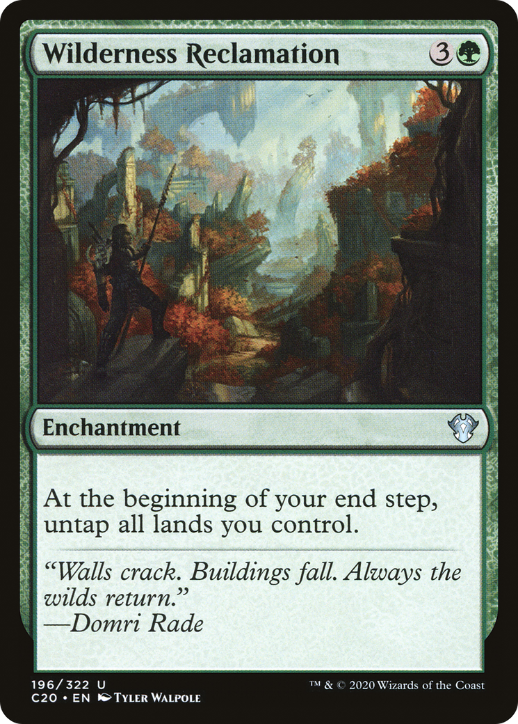 Wilderness Reclamation (C20-196) - Commander 2020
