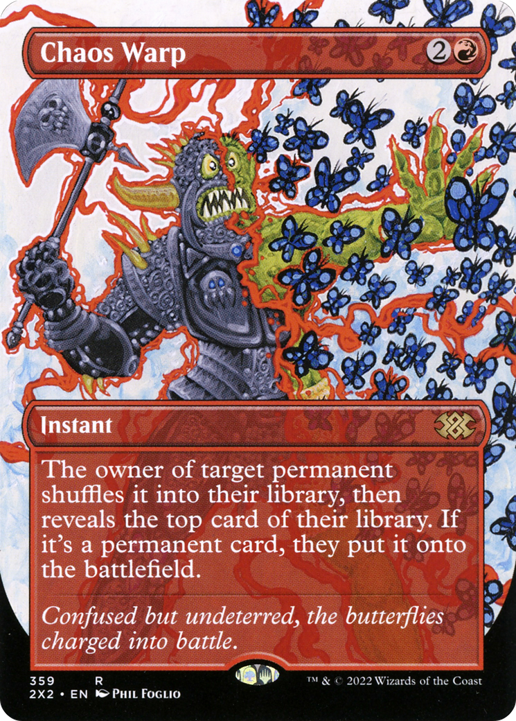Chaos Warp (2X2-359) - Double Masters 2022 (sans bordure) 