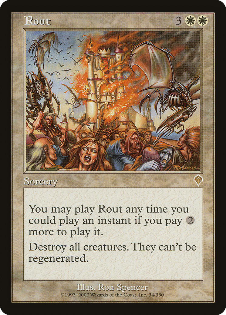 Déroute (INV-034) - Invasion Foil 