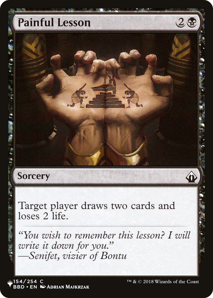 Painful Lesson (LIST-BBD-154) - The List
