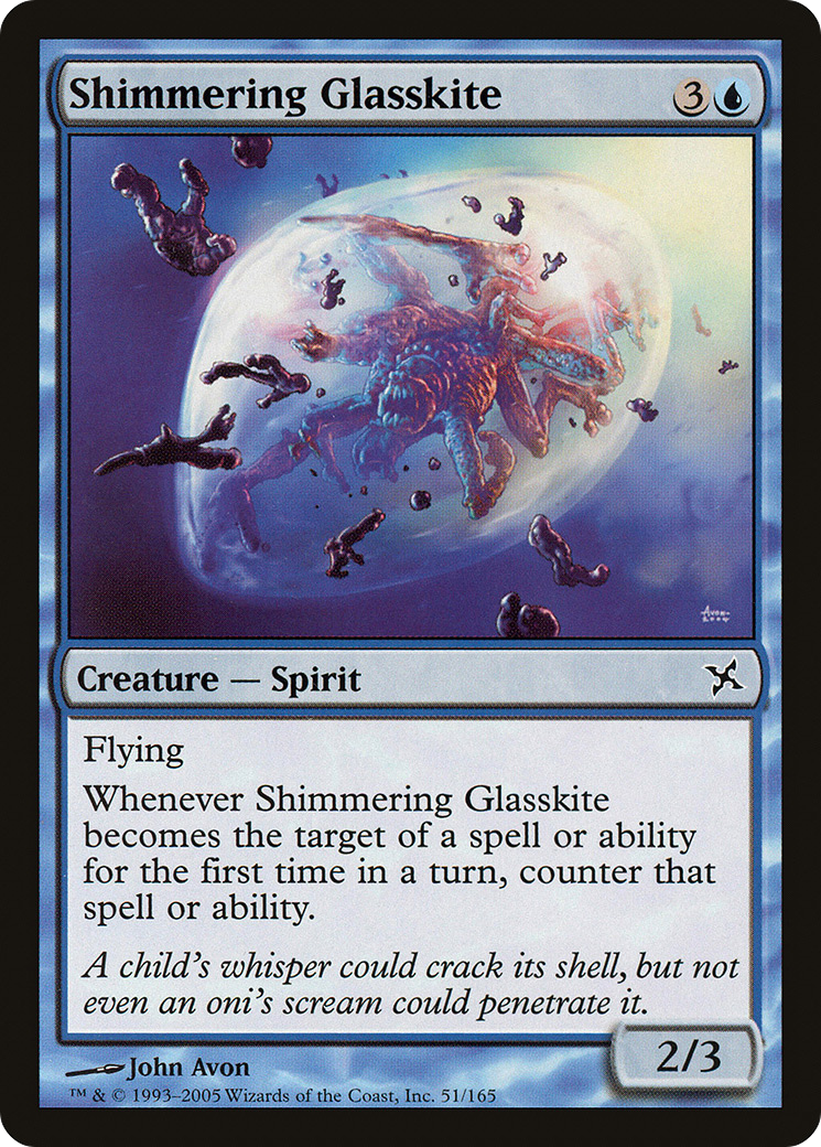 Shimmering Glasskite (BOK-051) - Betrayers of Kamigawa
