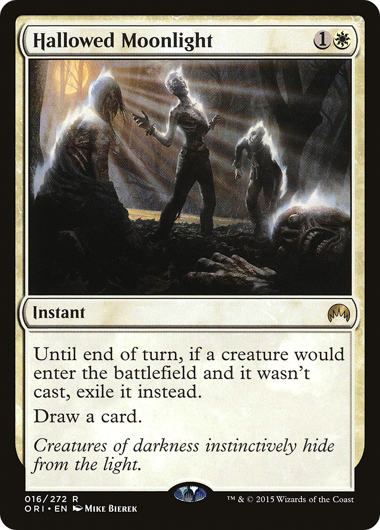 Hallowed Moonlight (ORI-016) - Magic Origins Foil
