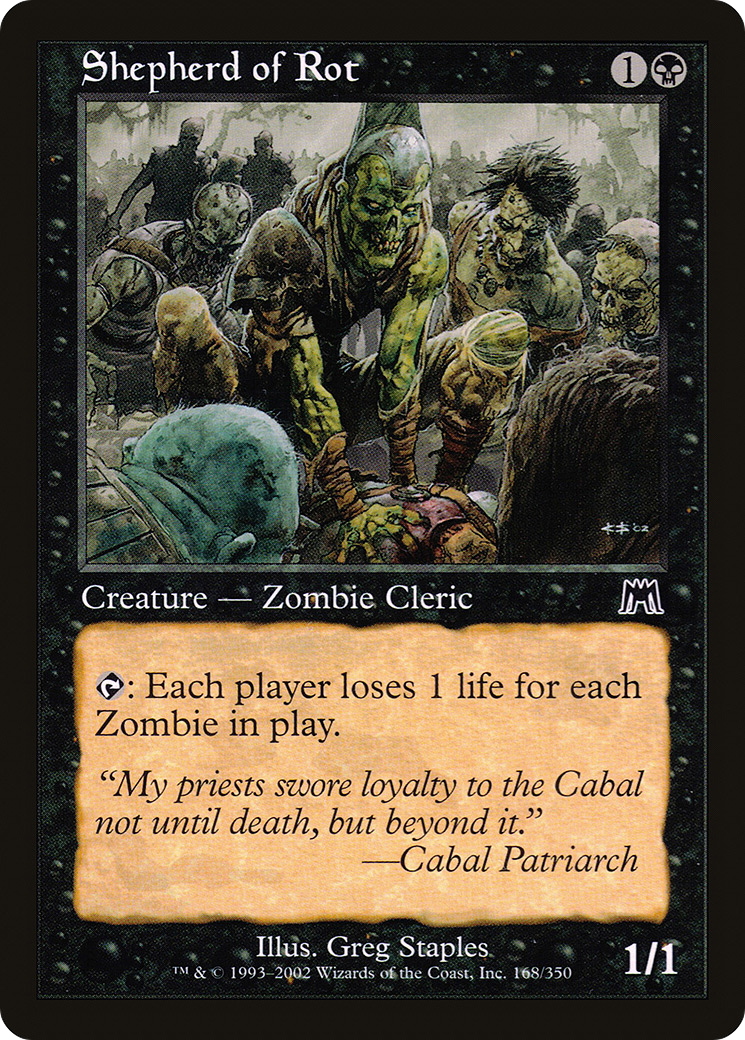 Shepherd of Rot (ONS-168) - Onslaught Foil 