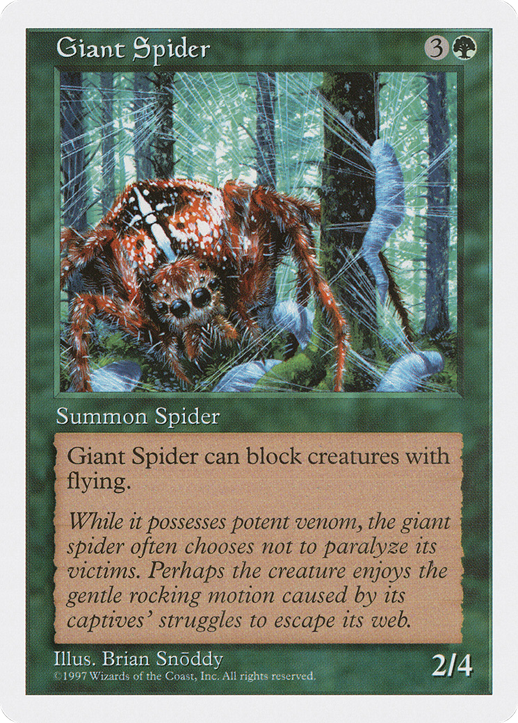 Giant Spider (5ED-) - Fifth Edition