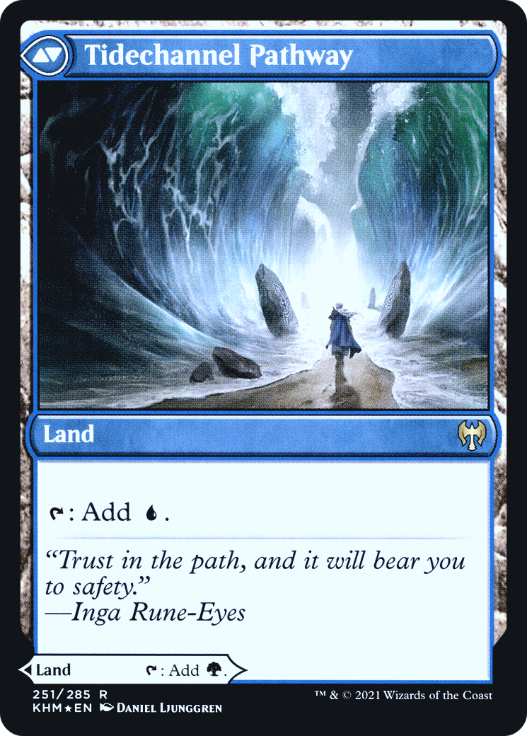 Barkchannel Pathway (PRE-251S) - Kaldheim Promos Foil