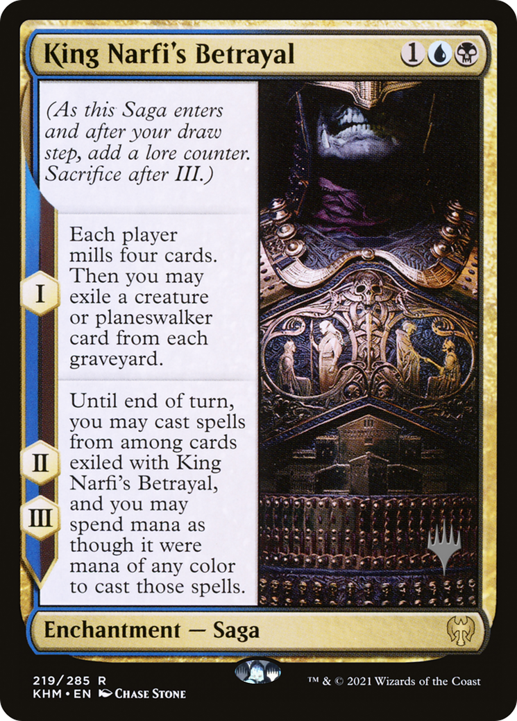 King Narfi's Betrayal (PPKHM-219) - Kaldheim Promos Foil