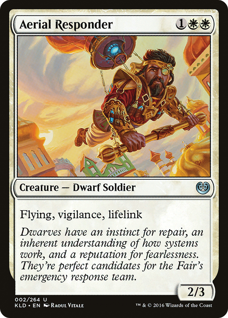 Aerial Responder (KLD-002) - Kaladesh Foil