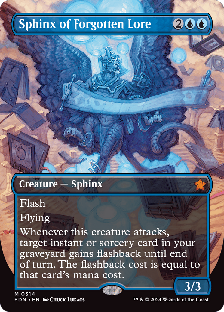Sphinx des traditions oubliées (FDN-314) - Fondations (sans bordure) 