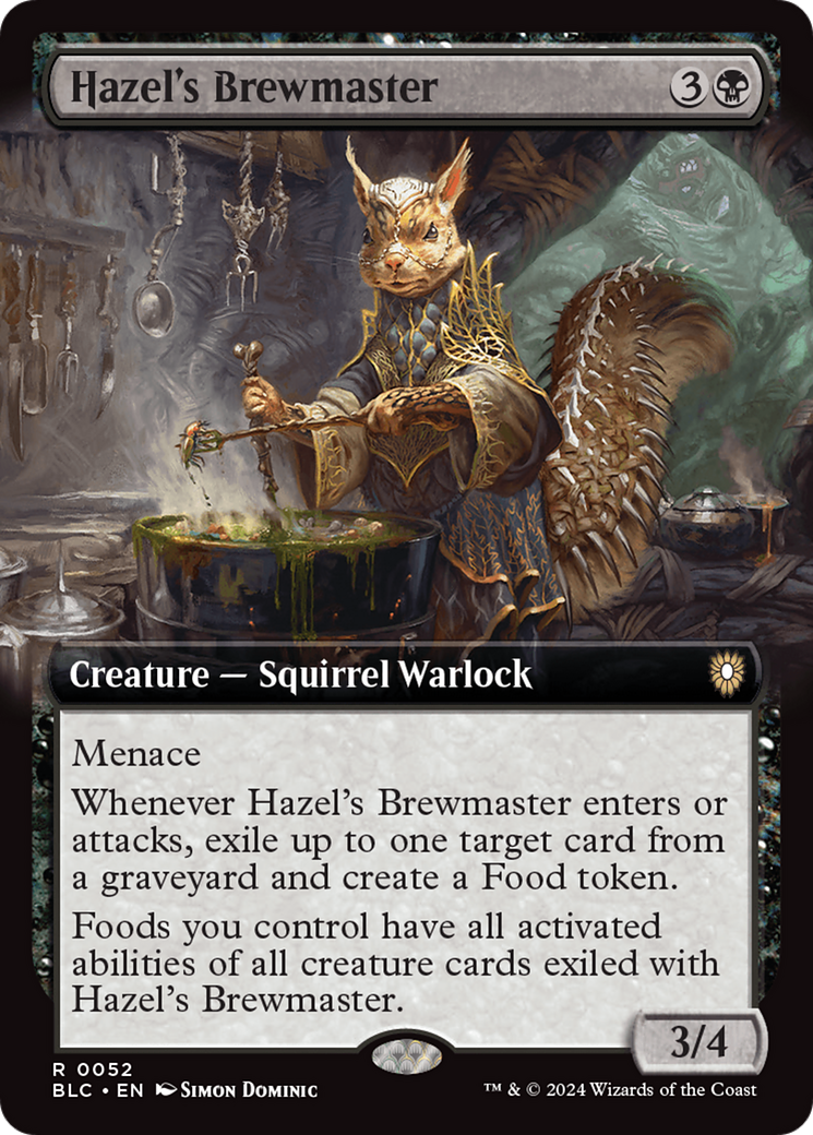Maître brasseur de Hazel (BLC-052) - Commandant Bloomburrow : (Extended Art) 