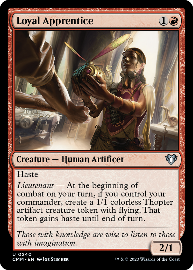 Apprenti loyal (CMM-240) - Commandant Masters Foil 