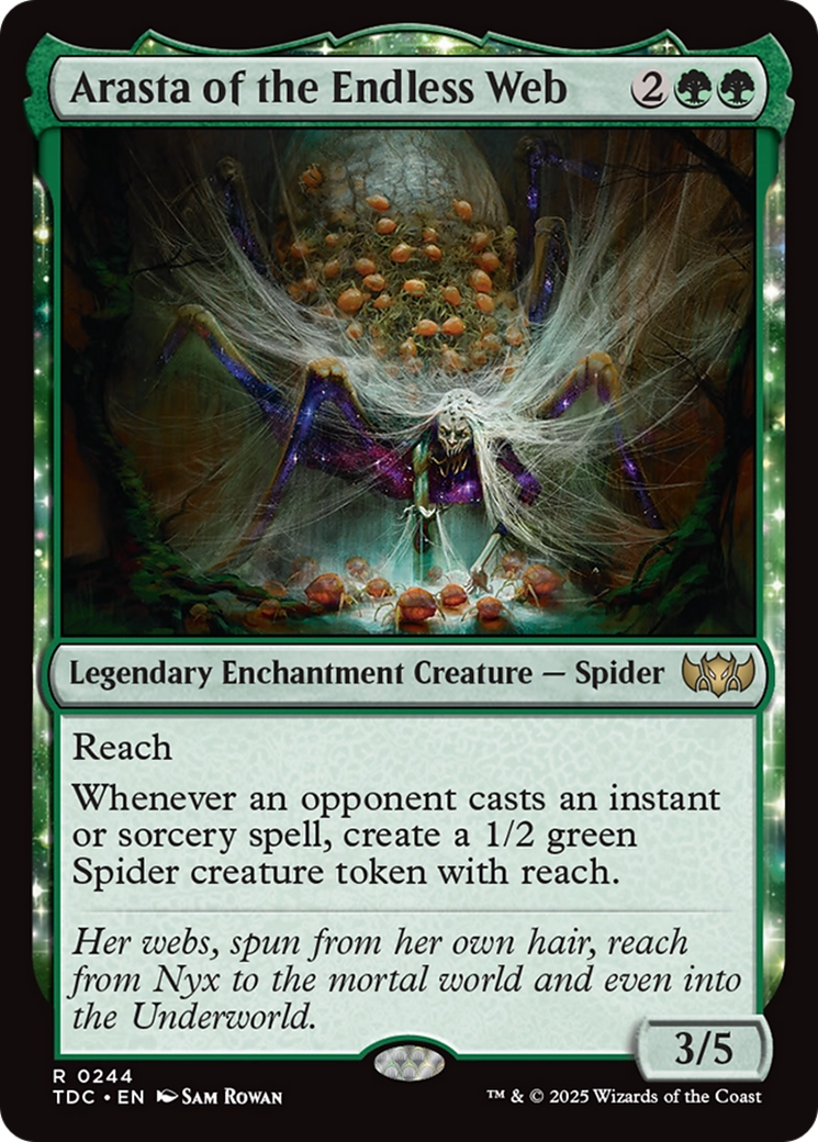 Arasta de la Toile sans fin (TDC-244) - Commandant : Tarkir : Tempête de dragons