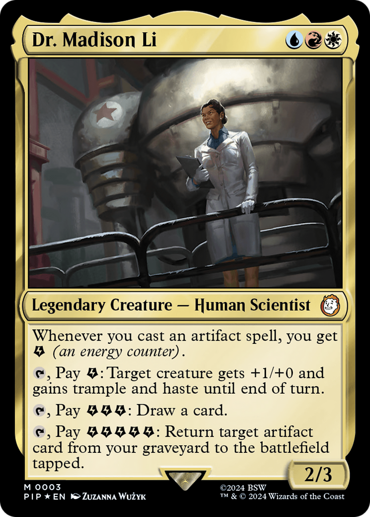 Dr Madison Li (PIP-003) - Fallout Foil