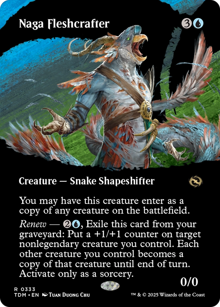 Naga Fleshcrafter (sans bordure) (TDM-333) - Tarkir : Tempête de dragons
