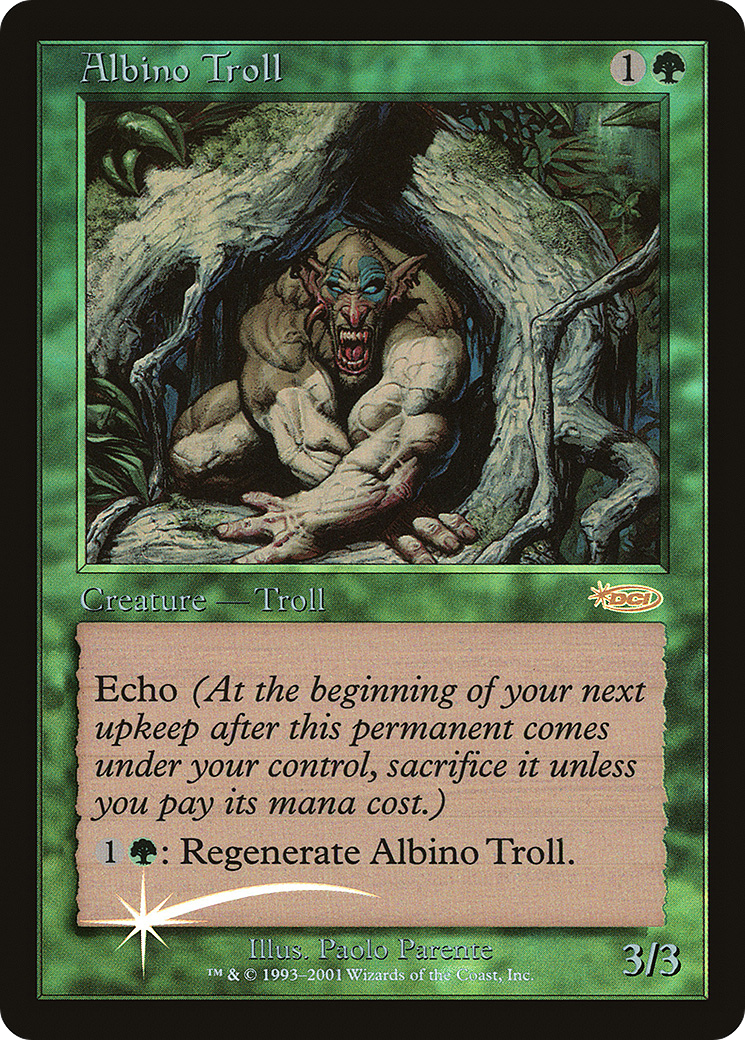 Troll albinos (F02-002) - Vendredi soir Magic 2002 Foil 