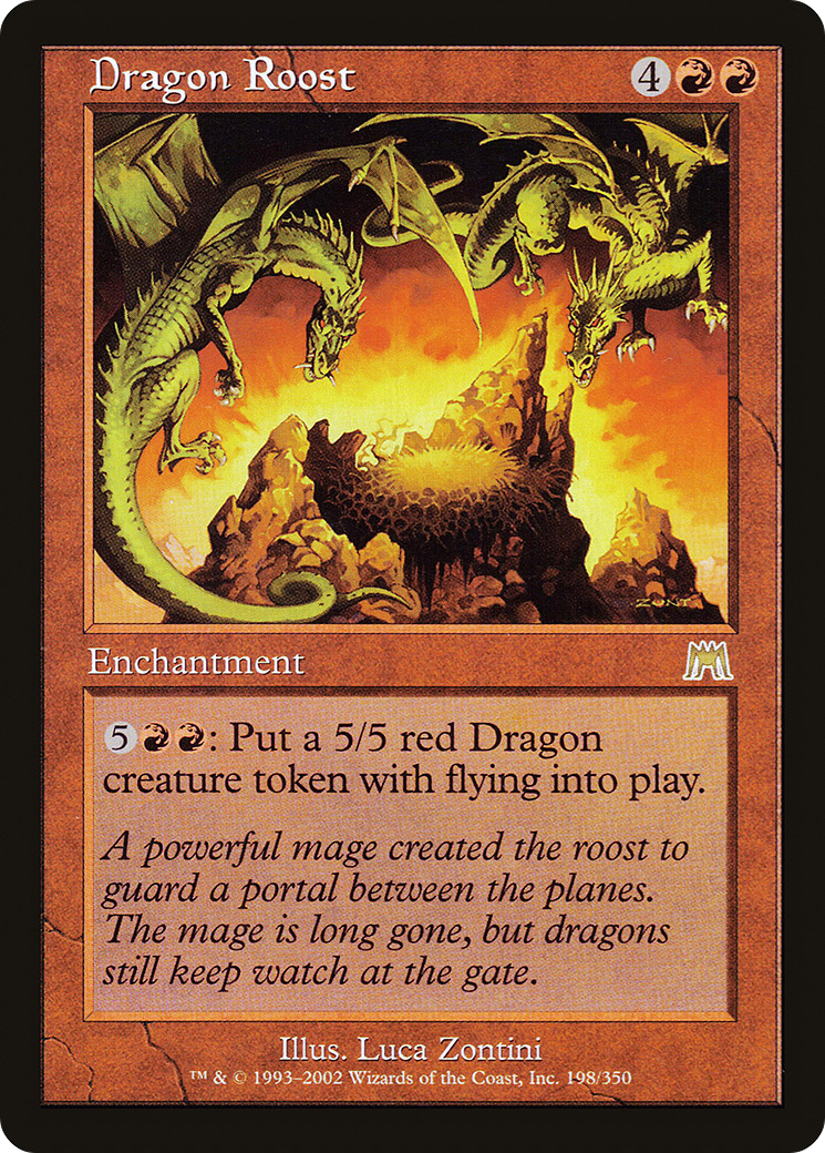Dragon Roost (ONS-198) - Onslaught Foil 