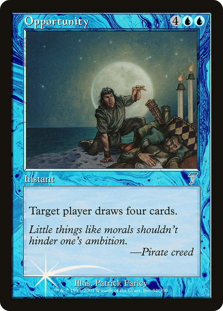 Opportunity (7ED-91★) - Seventh Edition Foil