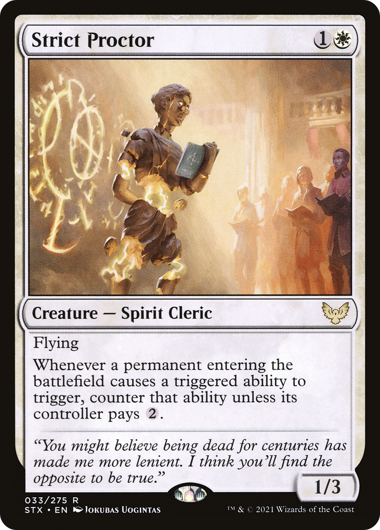 Strict Proctor (STX-033) - Strixhaven: School of Mages Foil