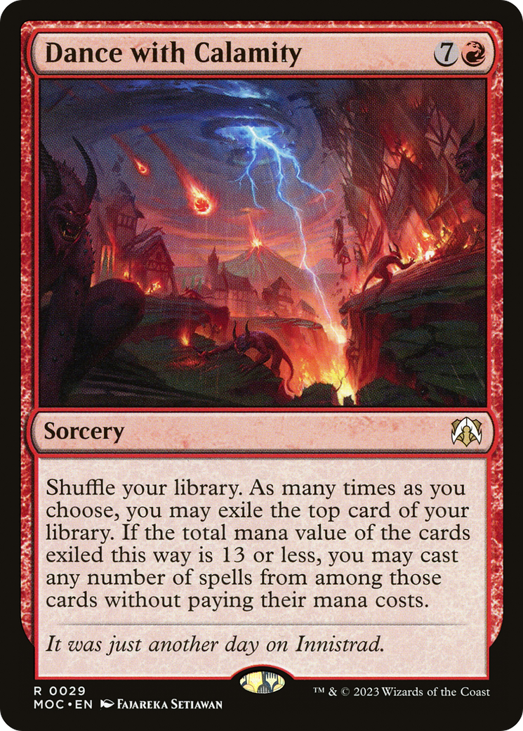 Dance with Calamity (MOC-029) - March of the Machine Commander