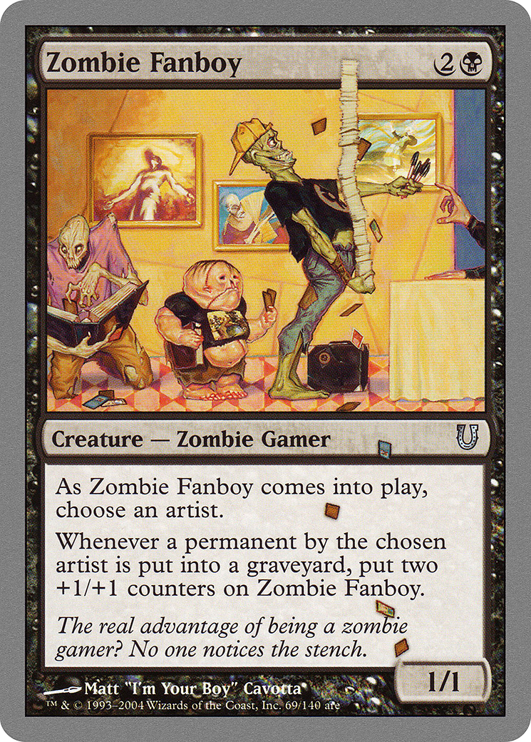 Fanboy zombie (UNH-069) - Dérangé 