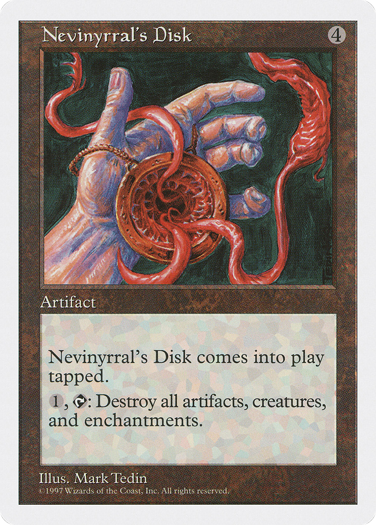 Nevinyrral's Disk (5ED-391) - Fifth Edition