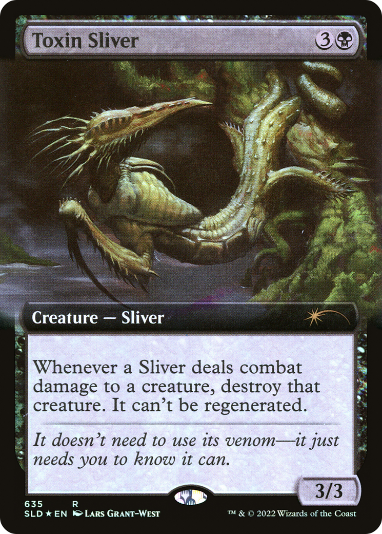 Toxine Sliver (SLD-635) - Secret Lair Drop : (Extended Art) Foil